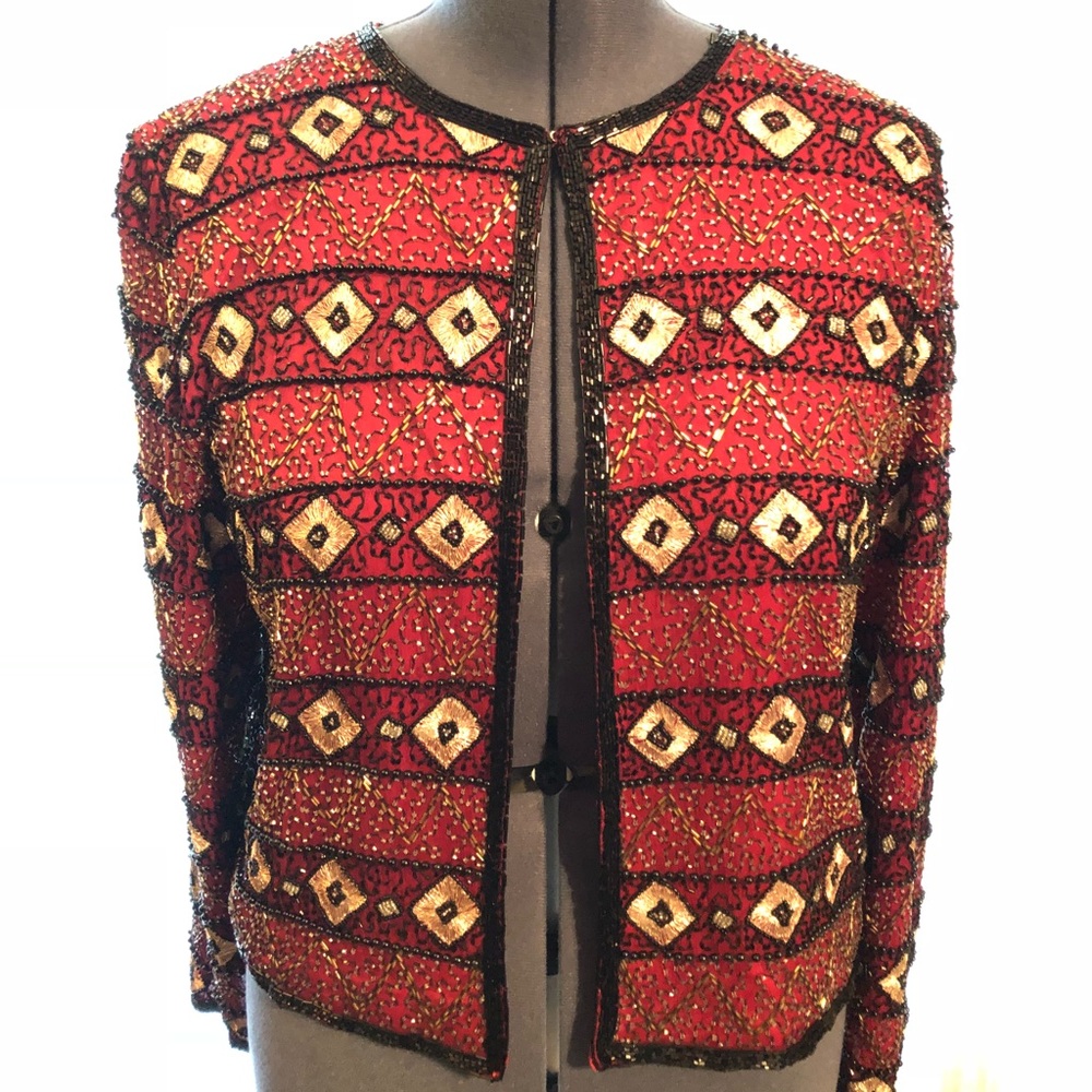 Evening Wear Beaded top/coat